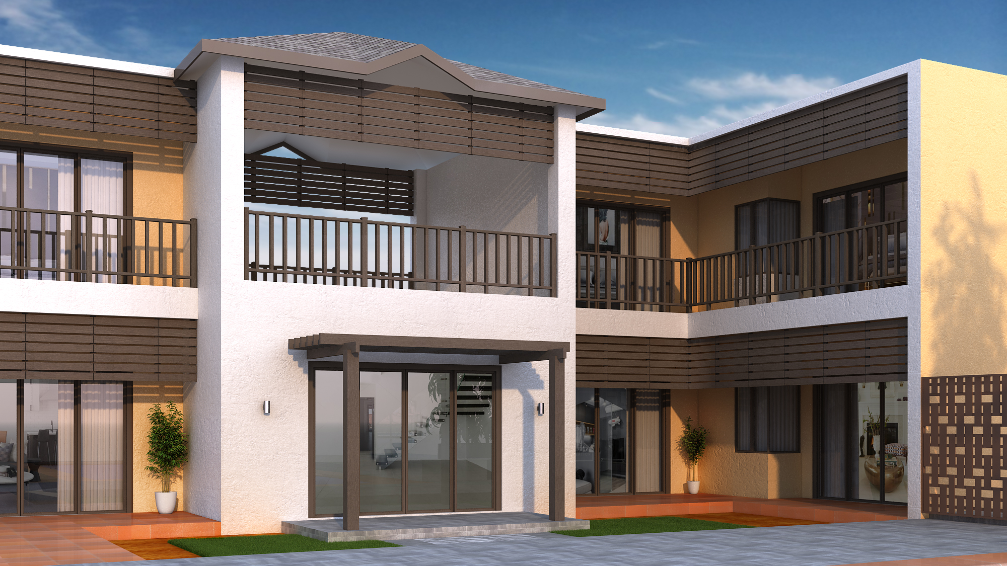 WPC-Railing and WPC -Louvers